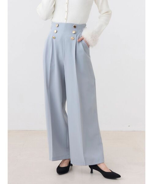 TONAL(トーナル)の「マリンサイドベルトワイドパンツ(その他パンツ・レディース・ネイビー/ライトブルー/ライトグレー・SMALL/MEDIUM)」の10枚目の写真
