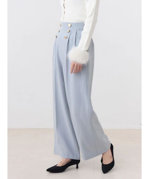 TONAL(トーナル)の「マリンサイドベルトワイドパンツ(その他パンツ・レディース・ネイビー/ライトブルー/ライトグレー・SMALL/MEDIUM)」の11枚目の写真