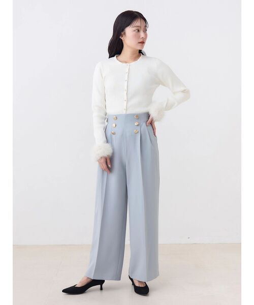TONAL(トーナル)の「マリンサイドベルトワイドパンツ(その他パンツ・レディース・ネイビー/ライトブルー/ライトグレー・SMALL/MEDIUM)」の12枚目の写真