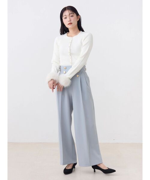 TONAL(トーナル)の「マリンサイドベルトワイドパンツ(その他パンツ・レディース・ネイビー/ライトブルー/ライトグレー・SMALL/MEDIUM)」の13枚目の写真