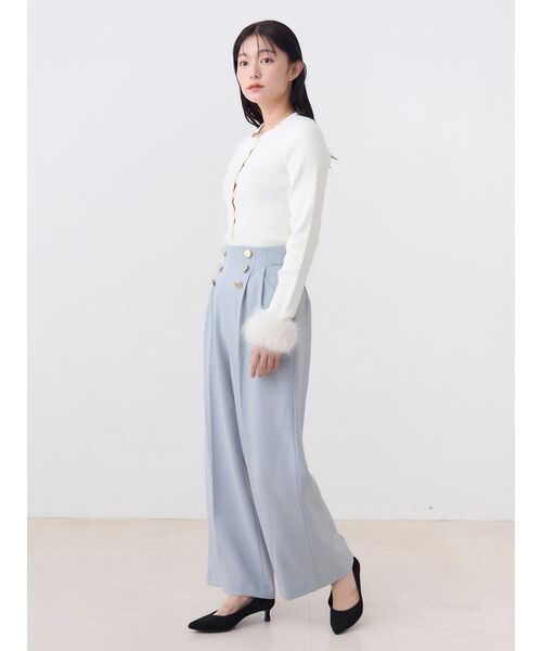 TONAL(トーナル)の「マリンサイドベルトワイドパンツ(その他パンツ・レディース・ネイビー/ライトブルー/ライトグレー・SMALL/MEDIUM)」の14枚目の写真