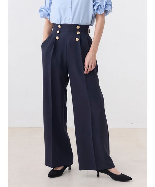 TONAL(トーナル)の「マリンサイドベルトワイドパンツ(その他パンツ・レディース・ネイビー/ライトブルー/ライトグレー・SMALL/MEDIUM)」の15枚目の写真