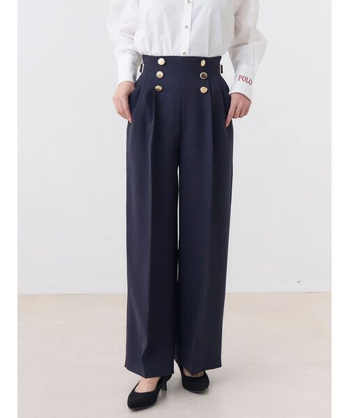 TONAL(トーナル)の「マリンサイドベルトワイドパンツ(その他パンツ・レディース・ネイビー/ライトブルー/ライトグレー・SMALL/MEDIUM)」の16枚目の写真