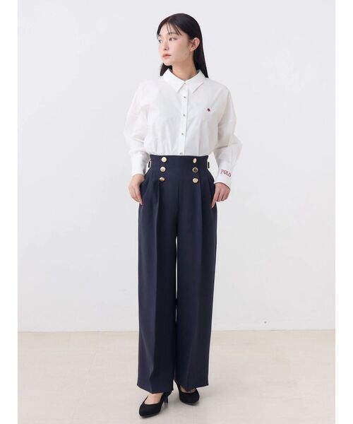 TONAL(トーナル)の「マリンサイドベルトワイドパンツ(その他パンツ・レディース・ネイビー/ライトブルー/ライトグレー・SMALL/MEDIUM)」の19枚目の写真