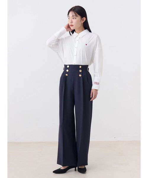TONAL(トーナル)の「マリンサイドベルトワイドパンツ(その他パンツ・レディース・ネイビー/ライトブルー/ライトグレー・SMALL/MEDIUM)」の20枚目の写真