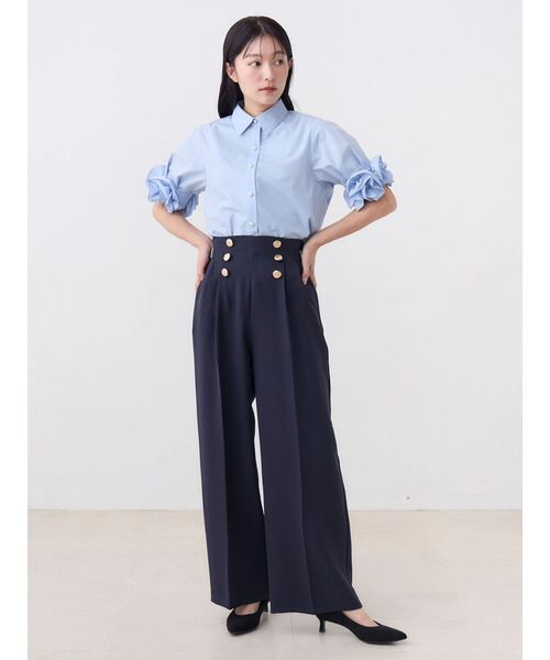 TONAL(トーナル)の「マリンサイドベルトワイドパンツ(その他パンツ・レディース・ネイビー/ライトブルー/ライトグレー・SMALL/MEDIUM)」の21枚目の写真