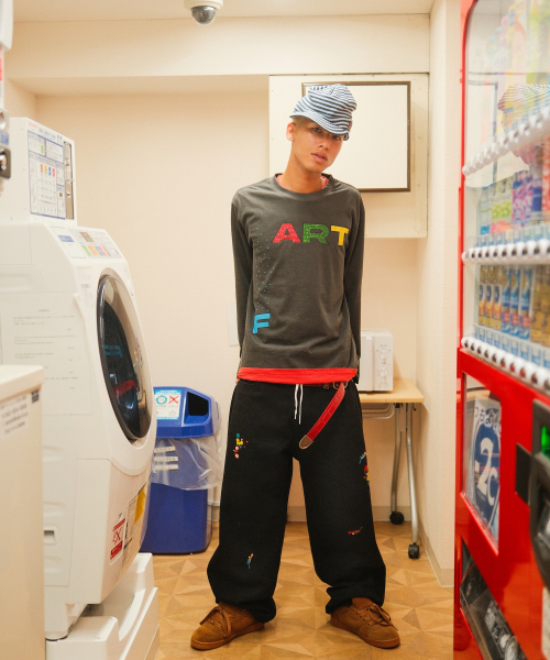 GARMENTS FAB(ガーメンツファブ)の「EMB スプラッターペイントパンツ (BLACK)(デニムパンツ・メンズ・その他・MEDIUM/LARGE)」の3枚目の写真