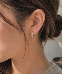 Stelino（ステリノ）の「ハワイアンジュエリー フープピアス 植物 丸型 金属アレルギー対応  (片耳用)（ピアス（片耳用））」