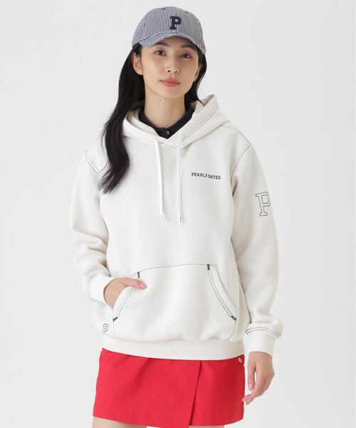 Pe/R変形ダンボールフーディプルオーバー (WOMENS)（スウェット