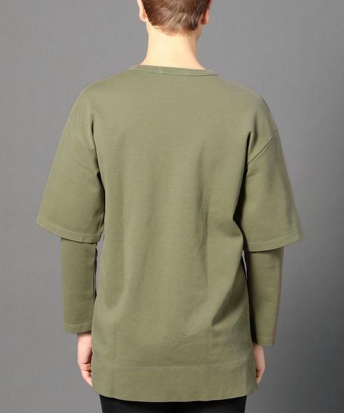 MONKEY TIME(モンキータイム)の「<monkey time> オーバーダイ レイヤード クルーネック 9分袖◆(Tシャツ/カットソー・メンズ・ベージュ/オリーブ・X-LARGE/LARGE/MEDIUM/SMALL)」の10枚目の写真
