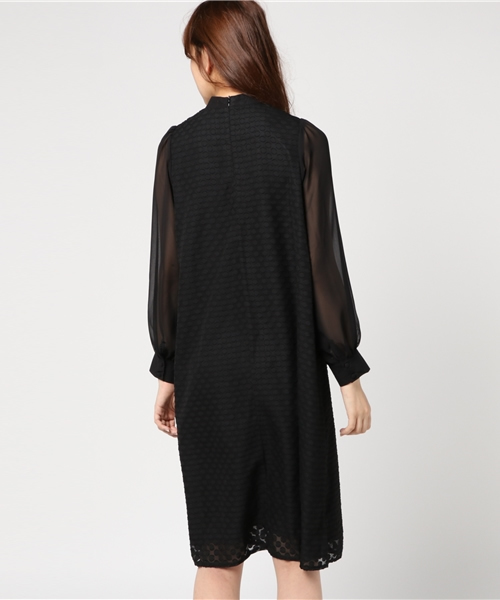 merlot plus（メルロープリュス）の「ドット柄シースルー
