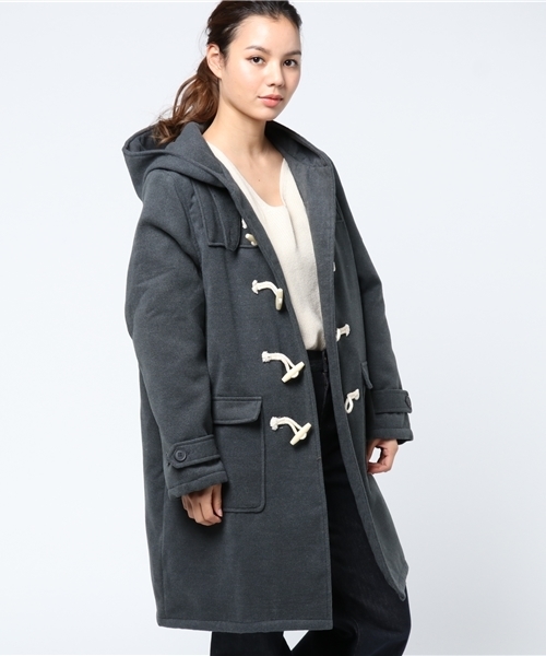 PUNYUS（プニュズ）の「ダッフルコート（ピーコート・レディース・ネイビー/ブラック/グレー・2/1/4/3）」の15枚目の写真