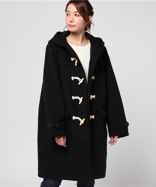 PUNYUS（プニュズ）の「ダッフルコート（ピーコート・レディース・ネイビー/ブラック/グレー・2/1/4/3）」の2枚目の写真