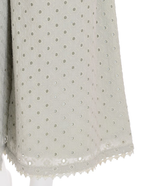 dazzlin（ダズリン）の「深Ｖネックレースコンビネゾン（つなぎ/オールインワン・レディース・ミント/ブラック/オフホワイト・MEDIUM/SMALL）」の14枚目の写真