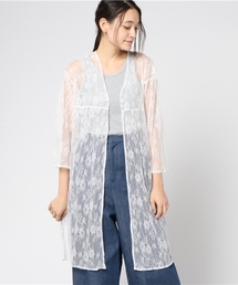 VENCEEXCHANGE | レースチュールガウン                     (カーディガン/ボレロ)