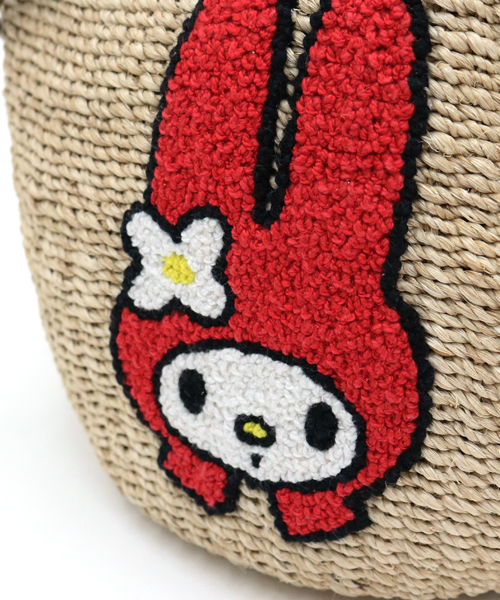 sanrio(サンリオ)の「sannrio(サンリオ)/マイメロディミニポシェット(かごバッグ・レディース・ベージュ・FREE)」の3枚目の写真