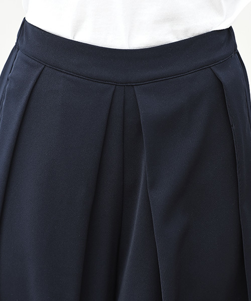 Luz Llena (philter)（ラズレナ　フィルター）の「フロントタック・フレアワイドパンツ（その他パンツ・レディース・ネイビー/オフホワイト/スモークピンク・MEDIUM）」の17枚目の写真