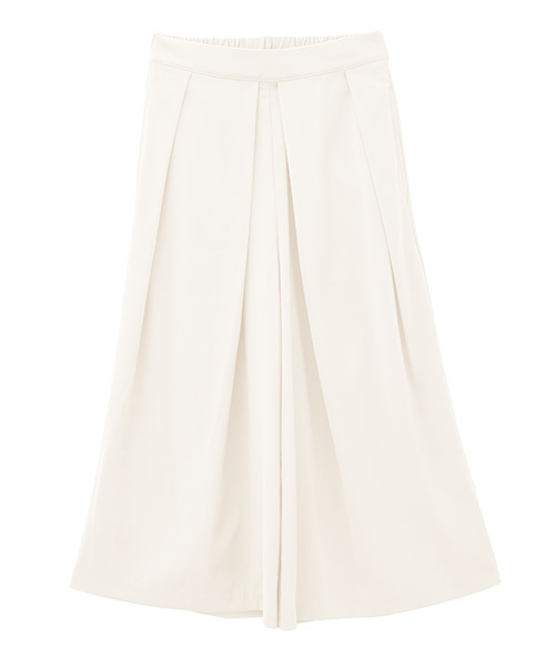 Luz Llena (philter)（ラズレナ　フィルター）の「フロントタック・フレアワイドパンツ（その他パンツ・レディース・ネイビー/オフホワイト/スモークピンク・MEDIUM）」の9枚目の写真