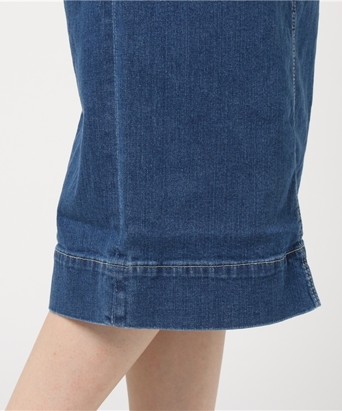 LBC(エルビーシー)の「ウエストシャーリングデニムスカート(デニムスカート・レディース・ライトブルー/ブルー・MEDIUM/LARGE)」の7枚目の写真