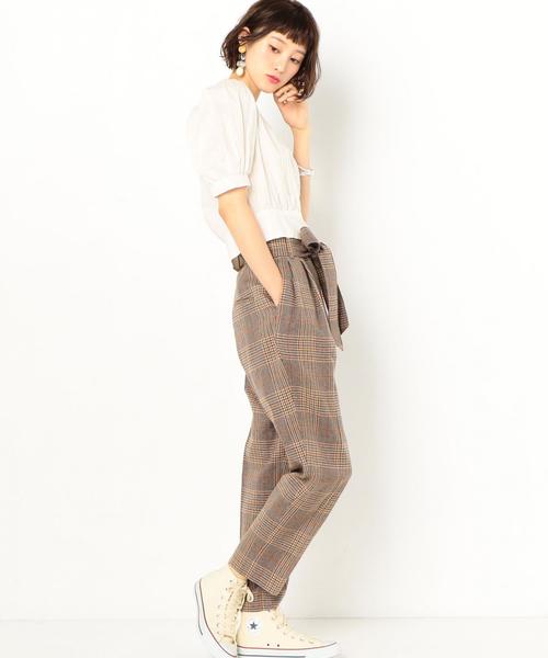 Another Edition（アナザーエディション）の「チェックタックリボンパンツ（その他パンツ・レディース・その他1・SMALL/MEDIUM）」の5枚目の写真