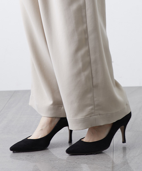 STUDIOUS（ステュディオス）の「ピーチセミワイドベルトパンツ（その他パンツ・レディース・ベージュ/ネイビー/バーガンディー・1/0）」の13枚目の写真