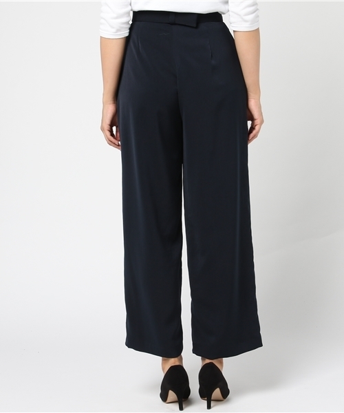 STUDIOUS（ステュディオス）の「ピーチセミワイドベルトパンツ（その他パンツ・レディース・ベージュ/ネイビー/バーガンディー・1/0）」の6枚目の写真