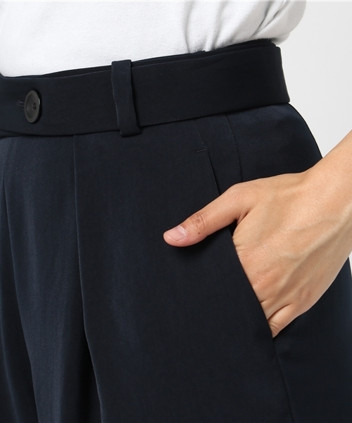 STUDIOUS（ステュディオス）の「ピーチセミワイドベルトパンツ（その他パンツ・レディース・ベージュ/ネイビー/バーガンディー・1/0）」の9枚目の写真