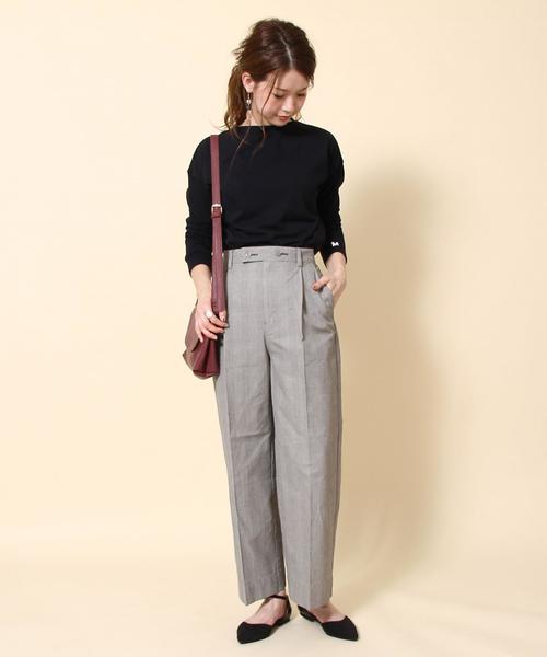 coen(コーエン)の「グレンチェックワイドパンツ(その他パンツ・レディース・グレー/ブラウン・SMALL/MEDIUM/LARGE)」の11枚目の写真