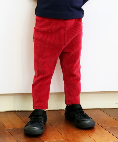 HAKKA KIDS（ハッカキッズ）の「[ベビー]Orange hakka やわらかコーデュロイパンツ（その他パンツ・キッズ・ベージュ/レッド/ブルー/チャコールグレー/ブラック/ネイビー/カーキ・80ｃｍ/90cm）」の7枚目の写真