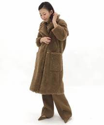 YVES SALOMON | *YVES SALOMON OVERSIZE W MOUTON COAT◆(ムートンコート)