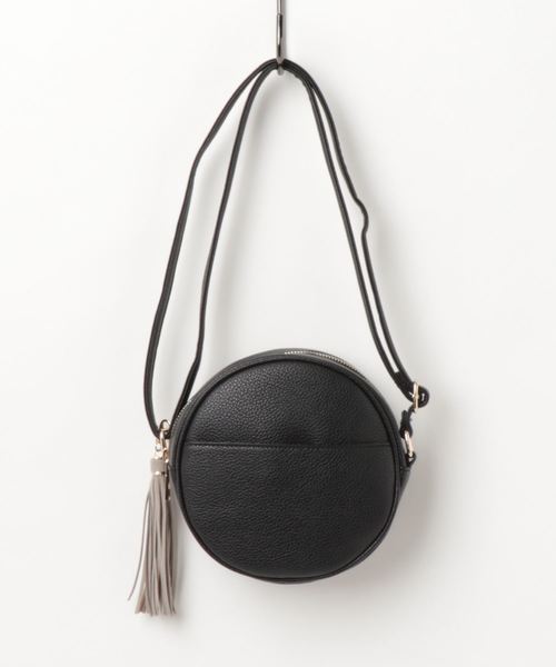 N.（N. Natural Beauty Basic）（エヌエヌナチュラルビューティーベーシック）の「タッセル付ラウンドミニショルダー（トートバッグ・レディース・ホワイト/ブラック/オレンジ・ﾌﾘ-）」の7枚目の写真