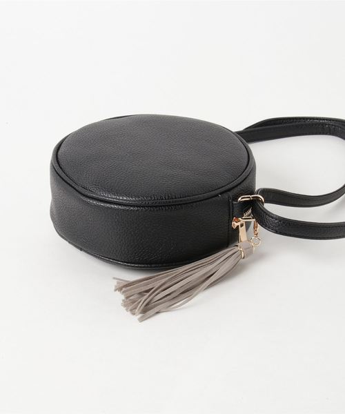 N.（N. Natural Beauty Basic）（エヌエヌナチュラルビューティーベーシック）の「タッセル付ラウンドミニショルダー（トートバッグ・レディース・ホワイト/ブラック/オレンジ・ﾌﾘ-）」の5枚目の写真