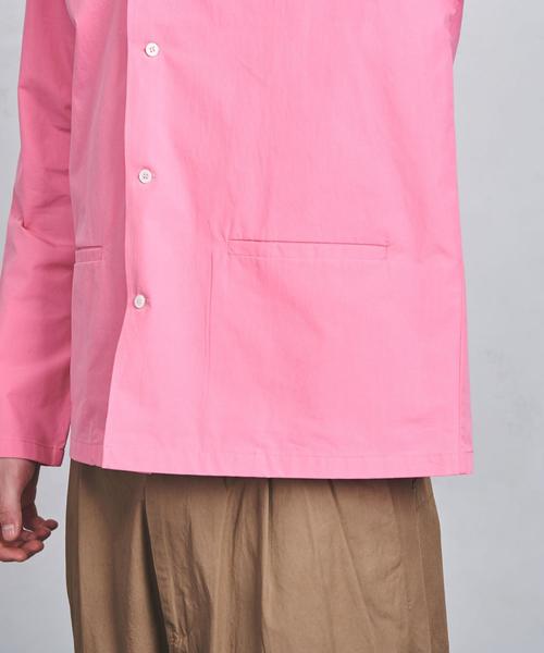 STUDIO NICHOLSON(スタジオニコルソン)の「<STUDIO NICHOLSON(スタジオ ニコルソン)> OPEN SHIRT(シャツ/ブラウス・メンズ・ライトピンク/ナチュラル・MEDIUM/SMALL)」の8枚目の写真