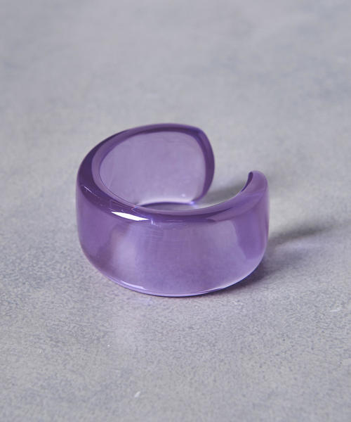 UNITED ARROWS（ユナイテッドアローズ）の「UWSC クリア バングル（ブレスレット・レディース・ピンク/ホワイト/イエロー/パープル/ライトブルー・FREE）」の4枚目の写真