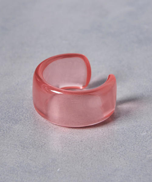 UNITED ARROWS（ユナイテッドアローズ）の「UWSC クリア バングル（ブレスレット・レディース・ピンク/ホワイト/イエロー/パープル/ライトブルー・FREE）」の6枚目の写真