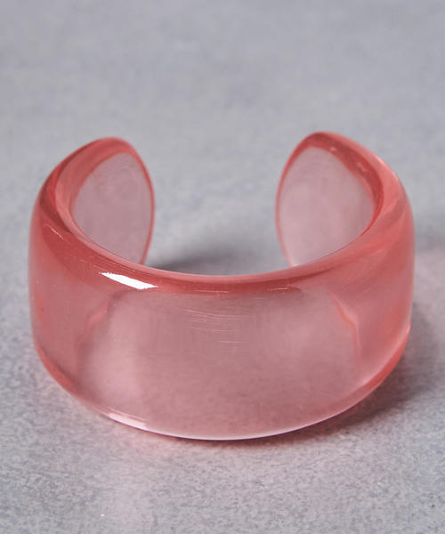 UNITED ARROWS（ユナイテッドアローズ）の「UWSC クリア バングル（ブレスレット・レディース・ピンク/ホワイト/イエロー/パープル/ライトブルー・FREE）」の8枚目の写真