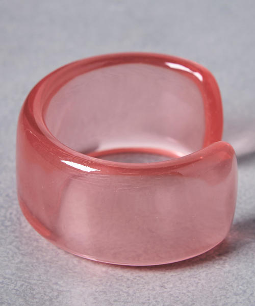 UNITED ARROWS（ユナイテッドアローズ）の「UWSC クリア バングル（ブレスレット・レディース・ピンク/ホワイト/イエロー/パープル/ライトブルー・FREE）」の7枚目の写真