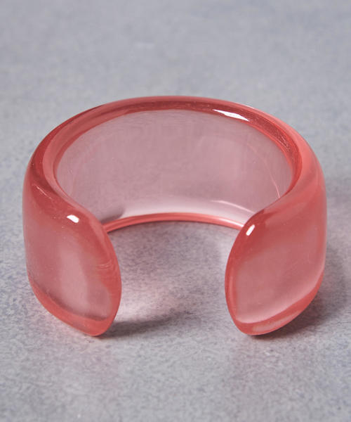 UNITED ARROWS（ユナイテッドアローズ）の「UWSC クリア バングル（ブレスレット・レディース・ピンク/ホワイト/イエロー/パープル/ライトブルー・FREE）」の12枚目の写真