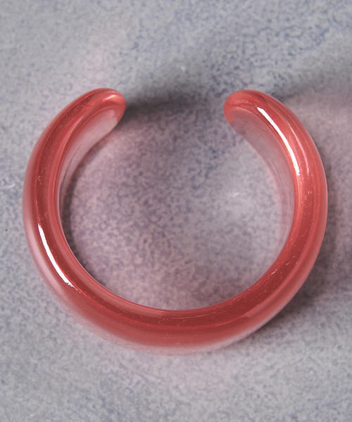 UNITED ARROWS（ユナイテッドアローズ）の「UWSC クリア バングル（ブレスレット・レディース・ピンク/ホワイト/イエロー/パープル/ライトブルー・FREE）」の11枚目の写真