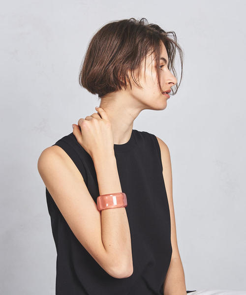 UNITED ARROWS（ユナイテッドアローズ）の「UWSC クリア バングル（ブレスレット・レディース・ピンク/ホワイト/イエロー/パープル/ライトブルー・FREE）」の13枚目の写真