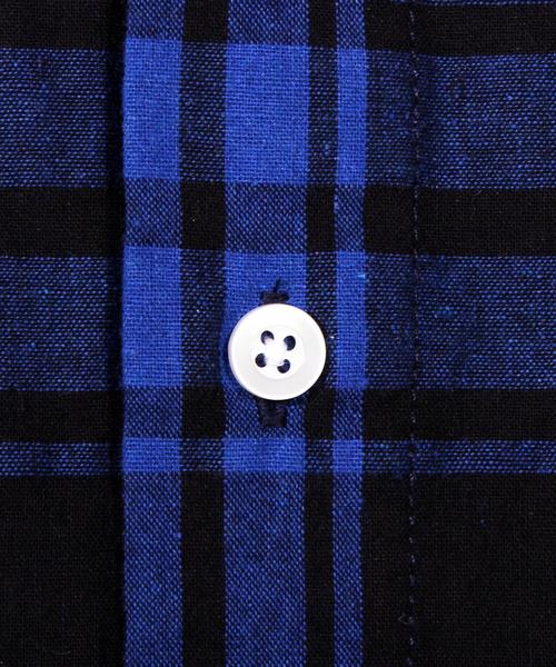 8(eight)(エイト)の「チェック ビッグシャツ ビッグシルエット バッグプリント(シャツ/ブラウス・メンズ・ブラック/レッド/ブルー・MEDIUM/LARGE)」の22枚目の写真