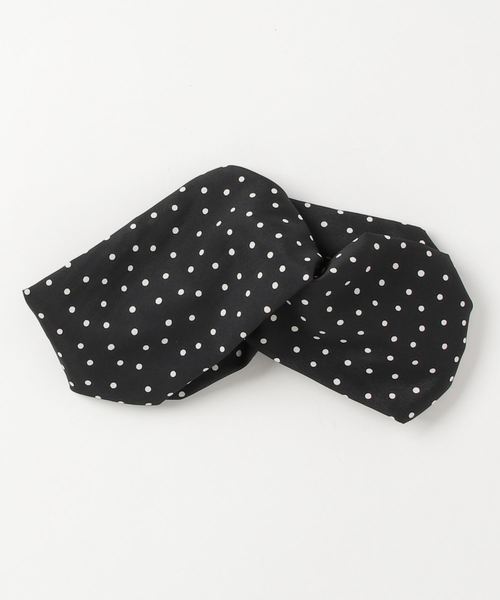 N.（N. Natural Beauty Basic）（エヌエヌナチュラルビューティーベーシック）の「ドットターバン（ヘアバンド・レディース・ブラック系その他/ダークネイビー・ﾌﾘ-）」の2枚目の写真