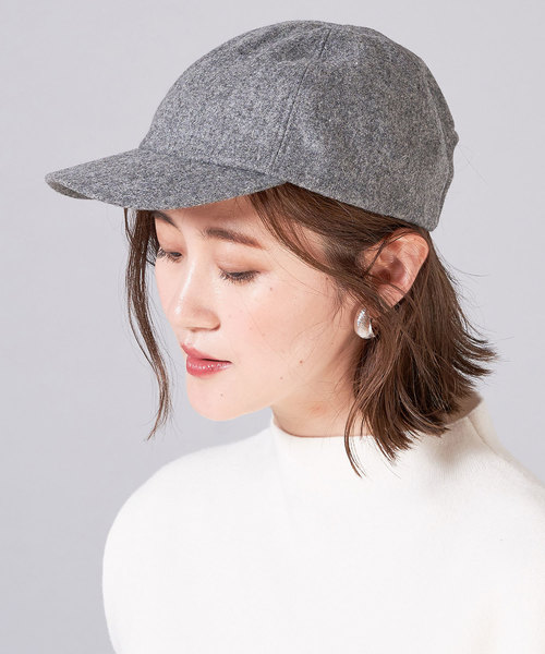 RIVE DROITE（リヴドロワ）の「ウール混キャップ-（キャップ・レディース・キャメル/グレー/ブラック・FREE）」の3枚目の写真