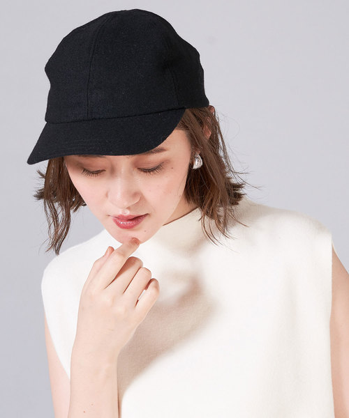 RIVE DROITE（リヴドロワ）の「ウール混キャップ-（キャップ・レディース・キャメル/グレー/ブラック・FREE）」の2枚目の写真