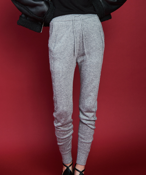EGOIST（エゴイスト）の「サイドケーブルニットジョギパンツ（その他