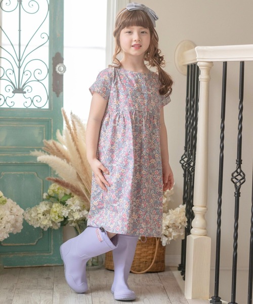 Catherine Cottage（キャサリンコテージ）の「折りたたみレインブーツ（レインシューズ・キッズ・ネイビー/カーキ/ブラック/ライラック/ピンク/サックスブルー/ネイビー系2/サックスブルー系2/ブラック系2/ミント/ブラウン/ベージュ・23/22/20/18/19/21/25/24）」の19枚目の写真