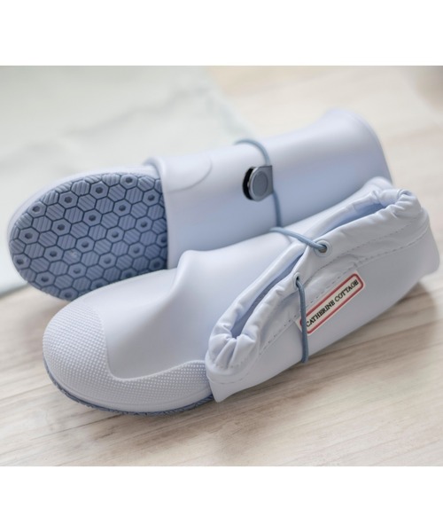 Catherine Cottage（キャサリンコテージ）の「折りたたみレインブーツ（レインシューズ・キッズ・ネイビー/カーキ/ブラック/ライラック/ピンク/サックスブルー/ネイビー系2/サックスブルー系2/ブラック系2/ミント/ブラウン/ベージュ・23/22/20/18/19/21/25/24）」の22枚目の写真