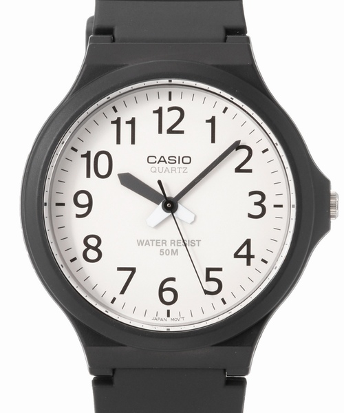 CASIO(カシオ)の「CASIO MW-240-7B(アナログ腕時計・レディース・ブラック・FREE)」の1枚目の写真