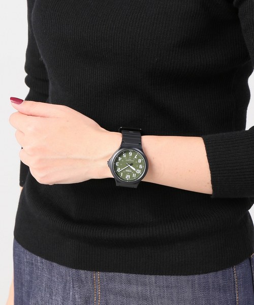 CASIO(カシオ)の「CASIO MW-240-7B(アナログ腕時計・レディース・ブラック・FREE)」の4枚目の写真