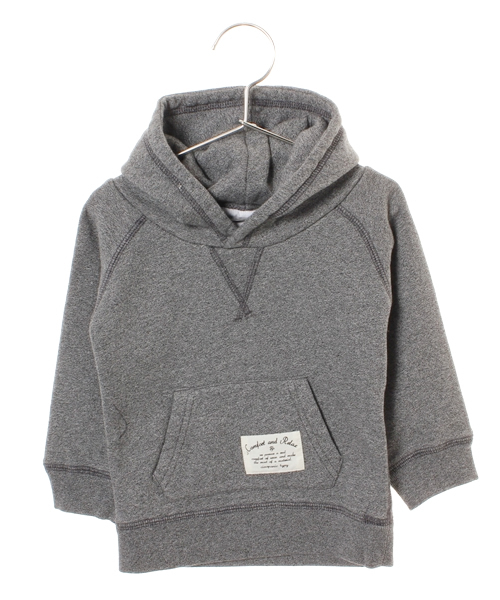 CIAOPANIC TYPY（チャオパニックティピー）の「エルボーパッチパーカ（パーカー・キッズ・グレー・85/125/105/145）」の7枚目の写真